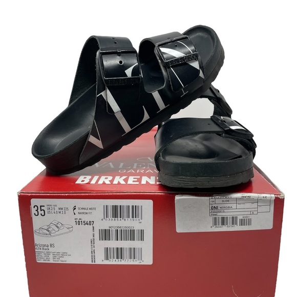 Birkenstock X Valentino Garavani Leather Sandal Black - Picture 7 of 8